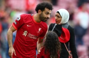 mohamed salah with his wife