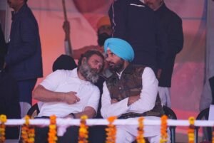 Amrinder Singh Raja Warring with Rahul Gandhi