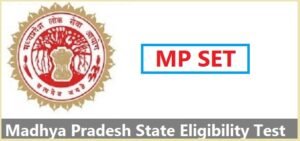 MP State Test SET Exam 2023